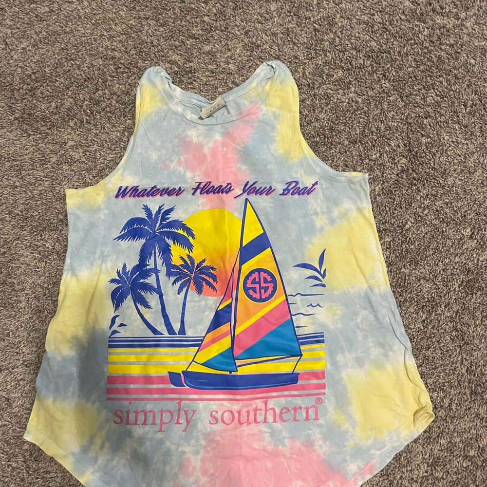 Simply Southern Kids Tie-Dye Tank Top
